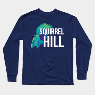 Squirrel Hill Pittsburgh Neighborhood Colorful Long Sleeve T-Shirt